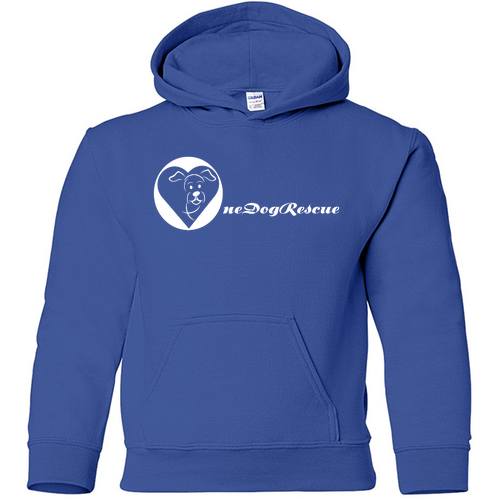 YOUTH Gildan Heavy Blend Hooded Sweatshirt -- Royal