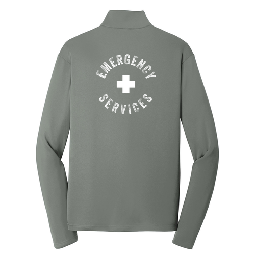 Sport-Tek PosiCharge Competitor Quarter Zip Pullover -- Grey Concrete