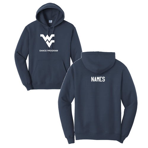 Port and Company Core Fleece Pullover Hooded Sweatshirt -- Navy