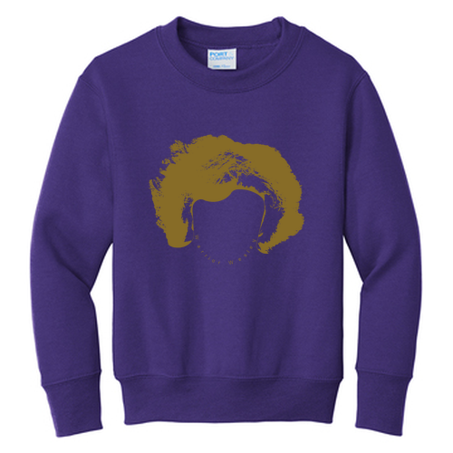 Youth Port and Company Crewneck Sweatshirt -- Purple
