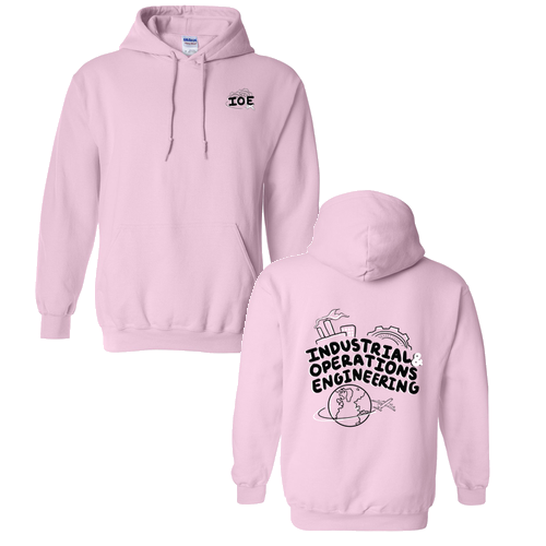 Men/Unisex Gildan Heavy Blend Hooded Sweatshirt -- Light Pink