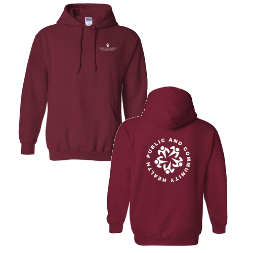 Gildan Heavy Blend Hooded Sweatshirt -- Cardinal Red