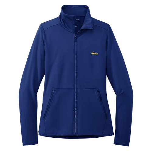 Ladies Port Authority Accord Stretch Fleece Full-Zip -- Royal