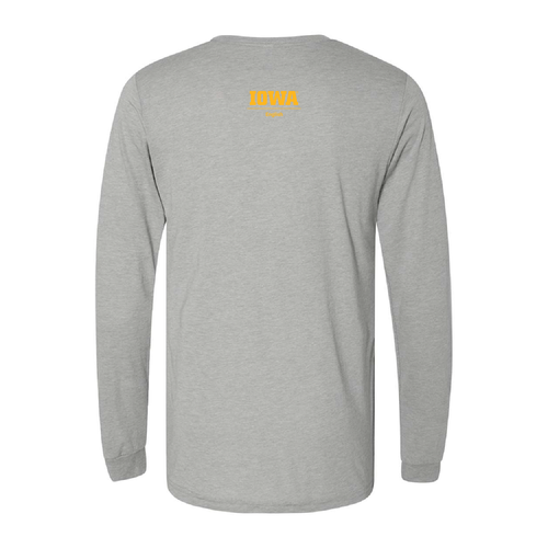 Bella+Canvas Unisex Triblend Long Sleeve Tee- Triblends -- Athletic Grey Triblend