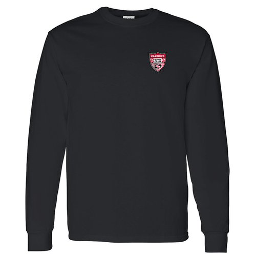 Gildan Heavy Cotton Longsleeve Basic T-Shirt -- Black