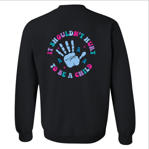 Gildan Heavy Blend Crew Neck Sweatshirt -- Black