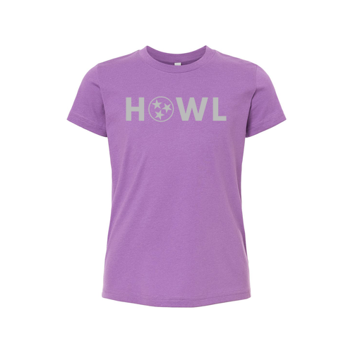 Youth Bella Canvas Youth Short-Sleeve T-Shirt -- Royal Purple