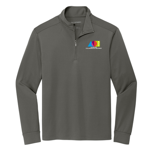 Port Authority C-Free Snag-Proof 1/4-Zip -- Grey Steel