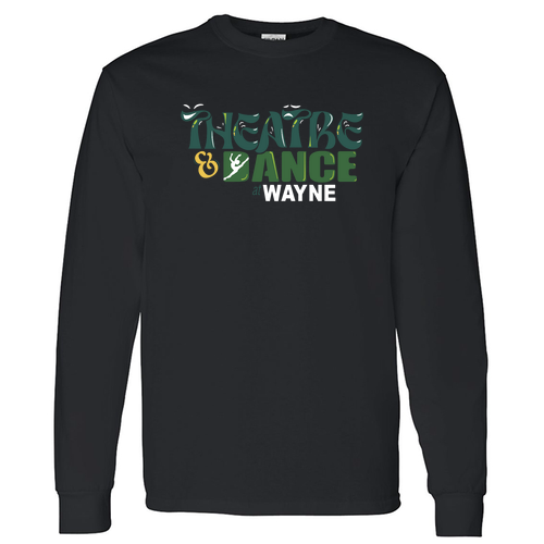 Gildan Heavy Cotton Longsleeve Basic T-Shirt -- Black