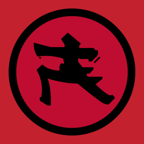 FMA Colorblock Crew Neck -- Scarlet / White