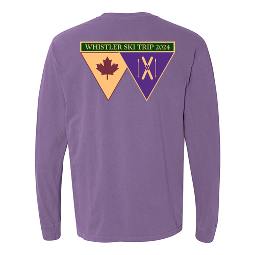 Comfort Colors Ringspun Long Sleeve Tee -- Violet