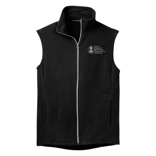 Port Authority Microfleece Vest -- Black
