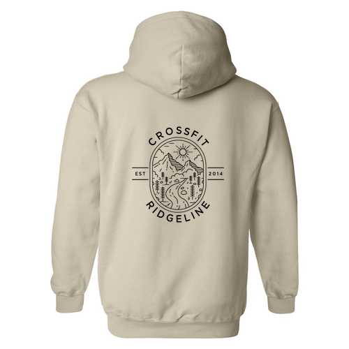 Gildan Heavy Blend Hooded Sweatshirt -- Sand