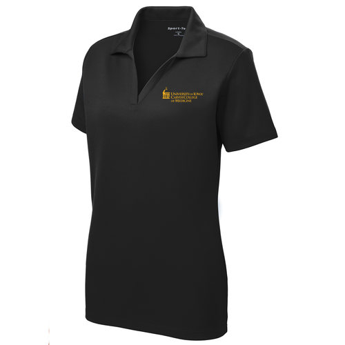 Sport-Tek Ladies PosiCharge RacerMesh Polo -- Black