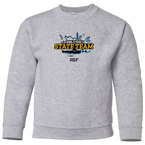 Gildan Heavy Blend Youth Crew Neck Sweatshirt -- Sport Grey