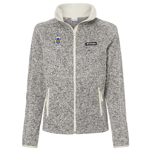 Columbia Ladies' Sweater Weather Full-Zip -- Chalk Heather