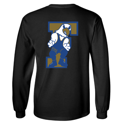 Gildan Ultra Cotton Longsleeve Basic T-Shirt -- Black