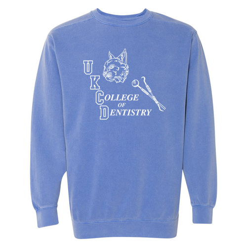 Comfort Colors Crewneck Sweatshirt -- Flo Blue