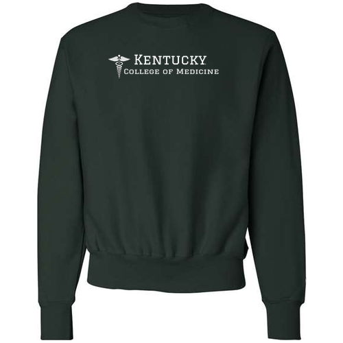 Champion Reverse Weave Crewneck Sweatshirt -- Dark Green