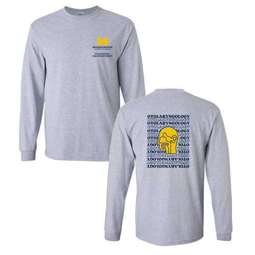 Men/Unisex Gildan Ultra Cotton Longsleeve Basic T-Shirt -- Sport Grey