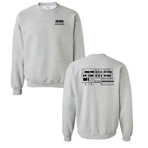 Gildan Heavy Blend Crew Neck Sweatshirt -- Sport Grey