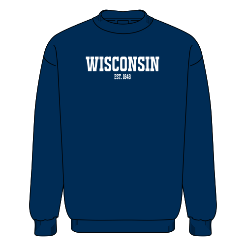 Gildan Heavy Blend Crew Neck Sweatshirt -- Navy