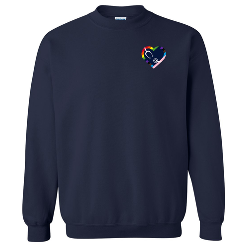 Gildan Heavy Blend Crew Neck Sweatshirt -- Navy