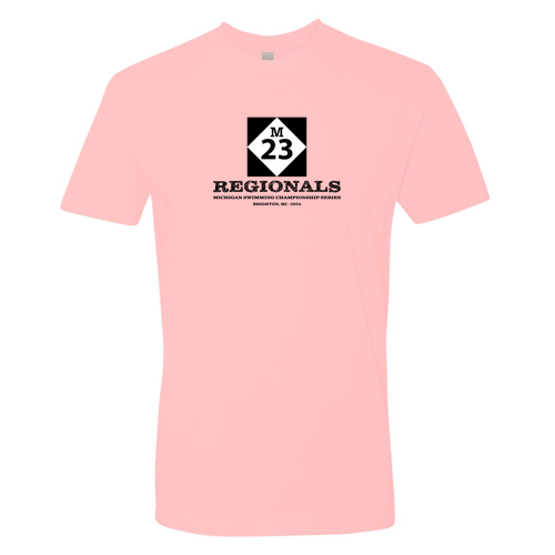 Men/Unisex Next Level Soft Fitted Short Sleeve Tee -- Light Pink