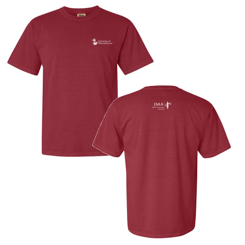 Comfort Colors Ringspun Garment Dyed T Shirt -- Crimson