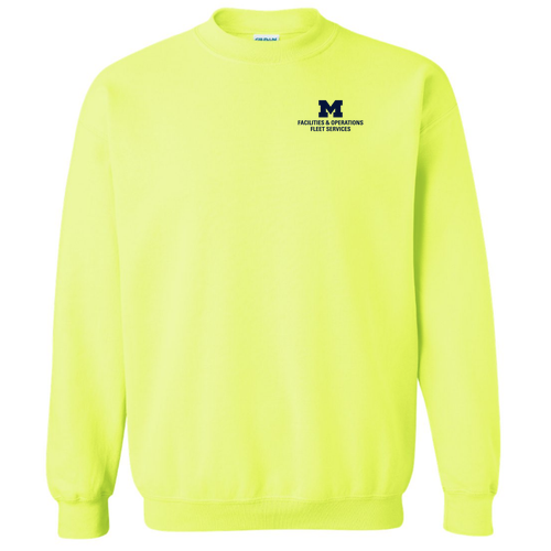 Men/Unisex Gildan Heavy Blend Crewneck Sweatshirt -- Safety Green, $16