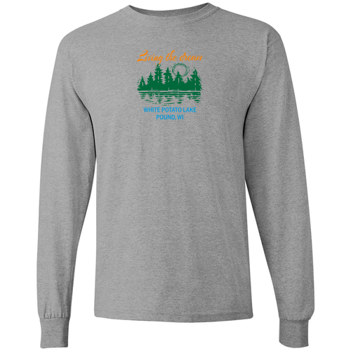 Gildan Heavy Cotton Longsleeve Basic T-Shirt - Sport Grey