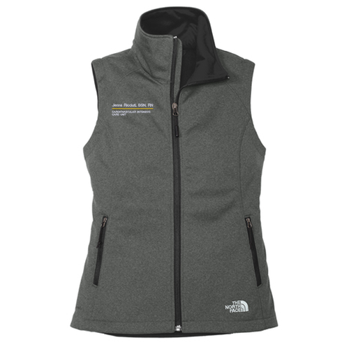 The North Face Ladies Ridgeline Soft Shell Vest -- Dark Grey Heather