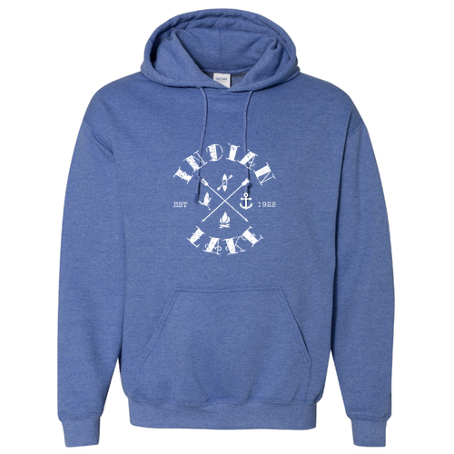 Gildan Heavy Blend Hooded Sweatshirt -- Heather Sport Royal