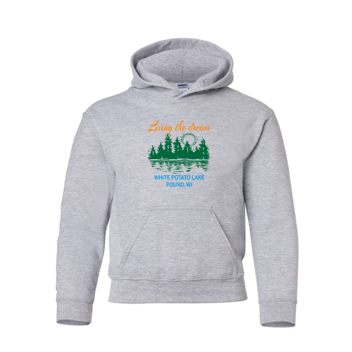 Gildan Heavy Blend Youth Hooded Sweatshirt - Sport Grey