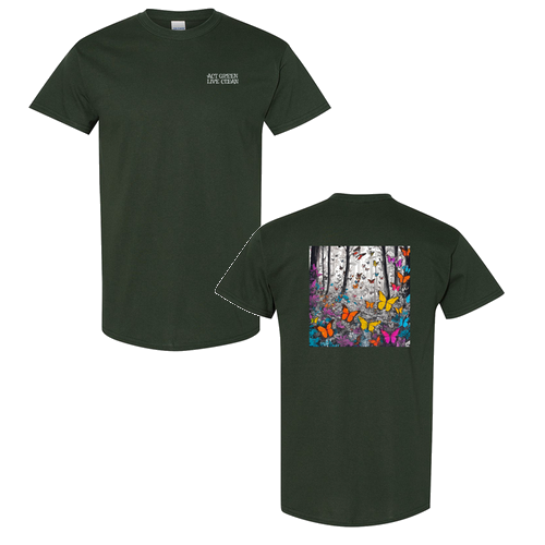 Forest Green Gildan Cotton T-Shirt