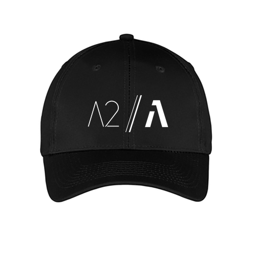Port and Company 6-panel Twill Hat -- Black
