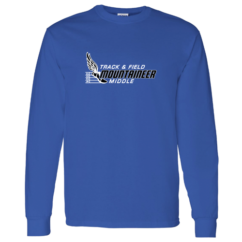 Gildan Heavy Cotton Longsleeve Basic T-Shirt -- Royal