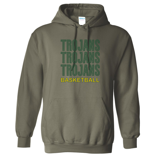 Gildan Heavy Blend Hooded Sweatshirt -- Military Green