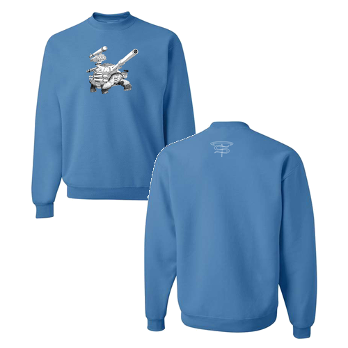 Jerzees 8 Oz., 50/50 Nublend Fleece Crew -- Columbia Blue