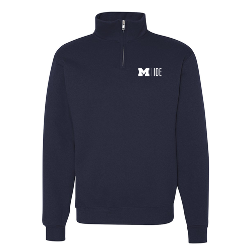 Men/Unisex Jerzees 9.3 Oz 50/50 Nublend Quarter Zip Sweatshirt Adult -- J Navy