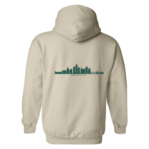 Gildan Heavy Blend Hooded Sweatshirt -- Sand