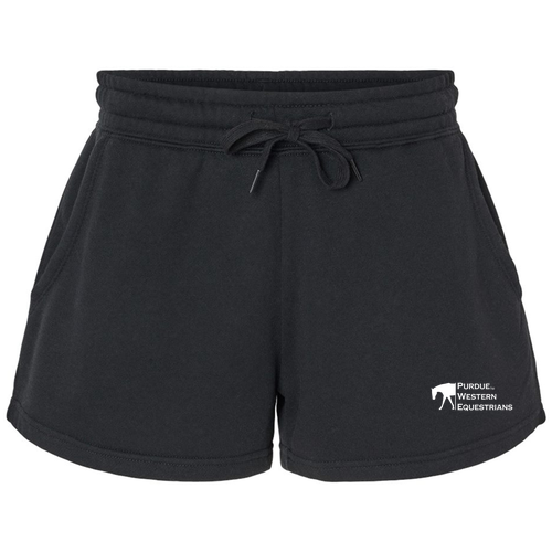 Independent Trading Co. Women's lightweight California Wave Wash Sweatshorts -- Black