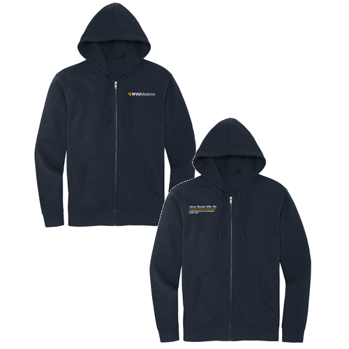 District V.I.T. Fleece Full-Zip Hoodie -- New Navy