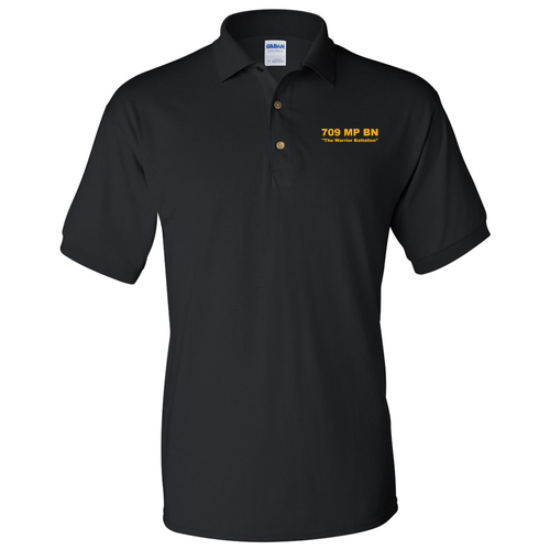 Gildan DryBlend Jersey Polo -- Black