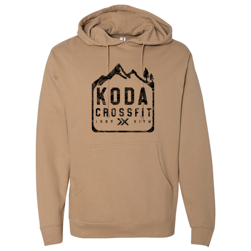 Independent Trading Midweight Hooded Sweatshirt Sandstone