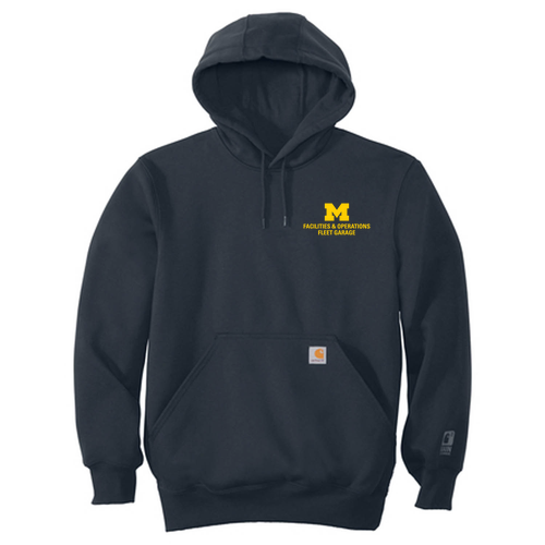 Men/Unisex Carhartt Rain Defender Paxton Heavyweight Hooded Sweatshirt -- New Navy, $79