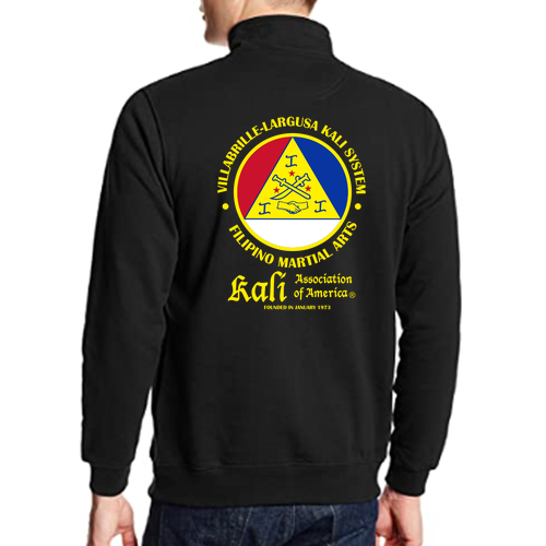 Charles River Crosswind Quarter Zip Sweatshirt -- Black