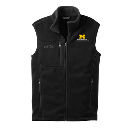 Men/Unisex Eddie Bauer Fleece Vest -- Black