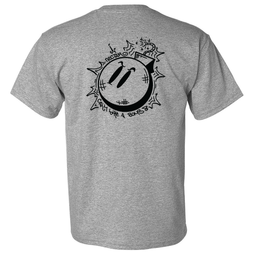 Bomb- Gildan DryBlend 50/50 T-Shirt -- Sport Grey