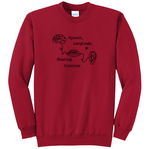 Port and Company Classic Crewneck Sweatshirt -- Red